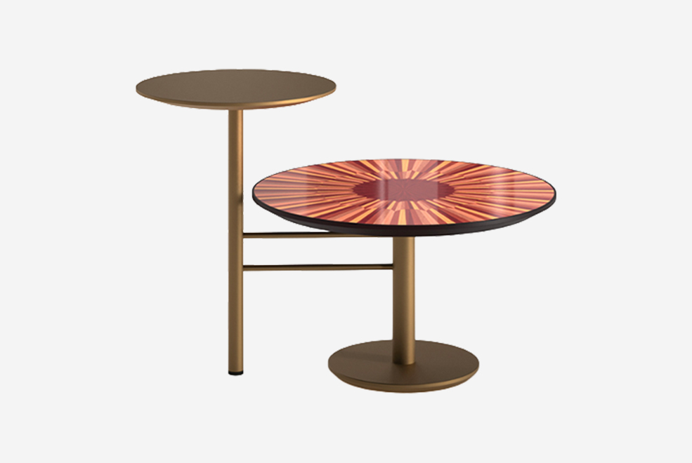 Altobasso Double Lamp Table hero