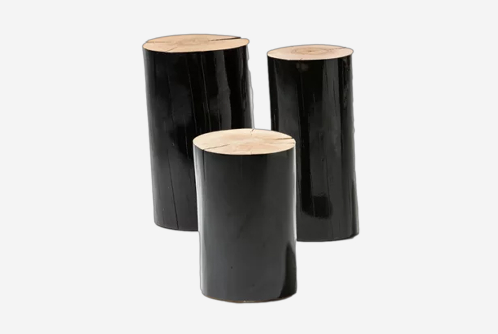 Log Side Table hero