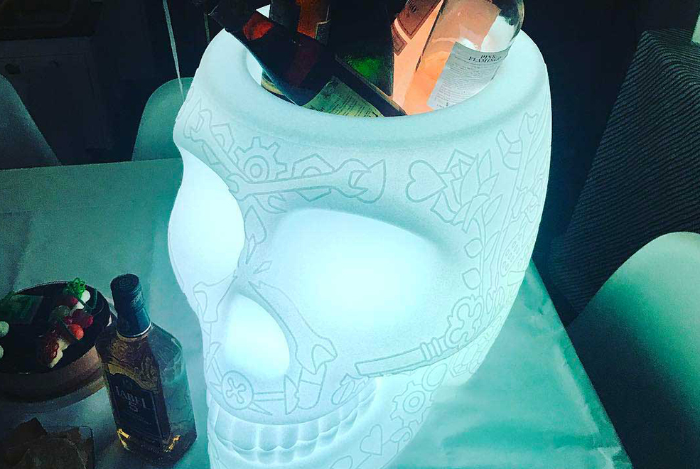 Mexico Planter and Champagne Cooler Lamp Lighting gallery