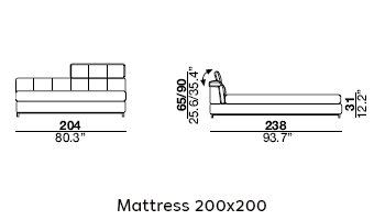 Vogue Cuoio Bed gallery