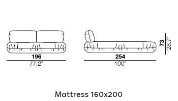 Vogue Cuoio Bed gallery