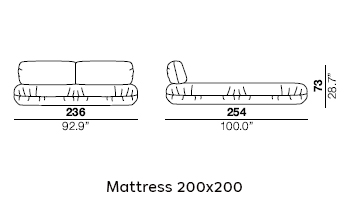 Vogue Cuoio Bed gallery