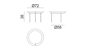 Brise 53/54/56 Coffee Table gallery