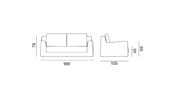 Gray Single Sofa gallery