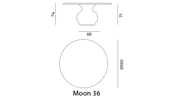 Moon 34/36 Dining Table gallery