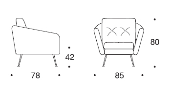 Sho lounge Armchair gallery