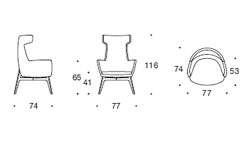 Iris armchair gallery