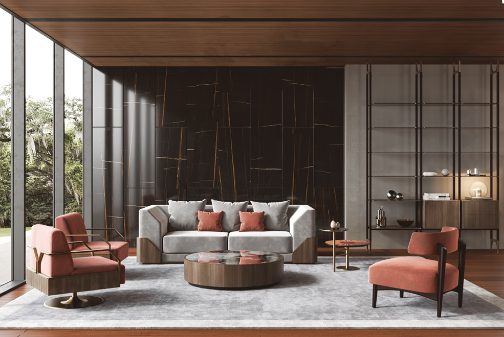 Altobasso Double Lamp Table gallery