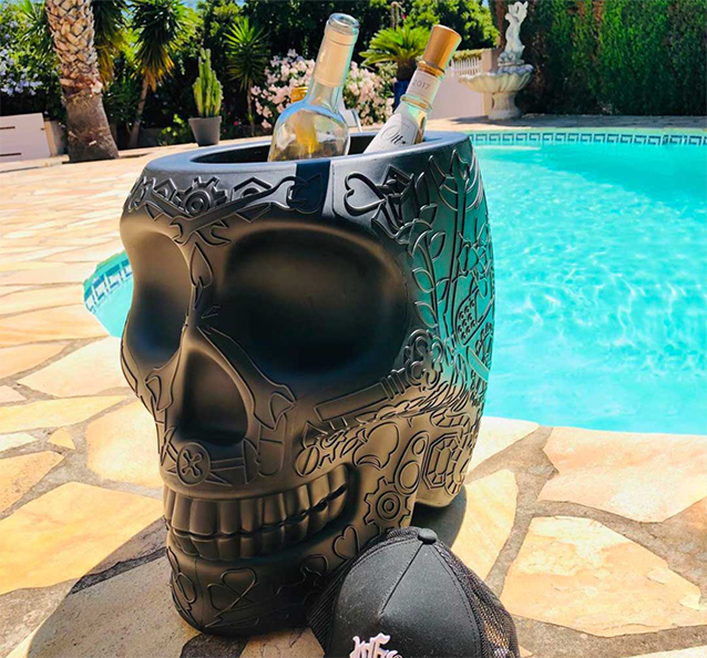 Mexico Planter and Champagne Cooler Lamp gallery