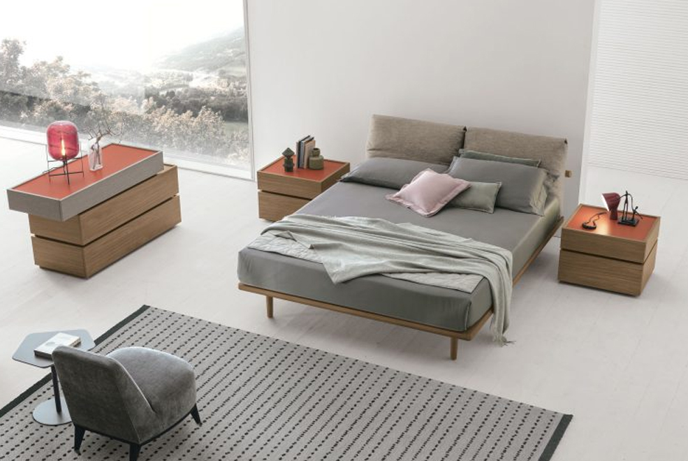 Piuma Wooden Bed gallery